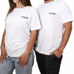 Cotton-Rich T-Shirt with embroidery, white