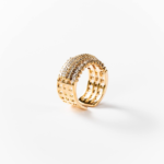 24K gold-plated Light Beam ring