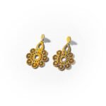 Boucles d’oreille fleurs en bois Cod.: BIGOL007