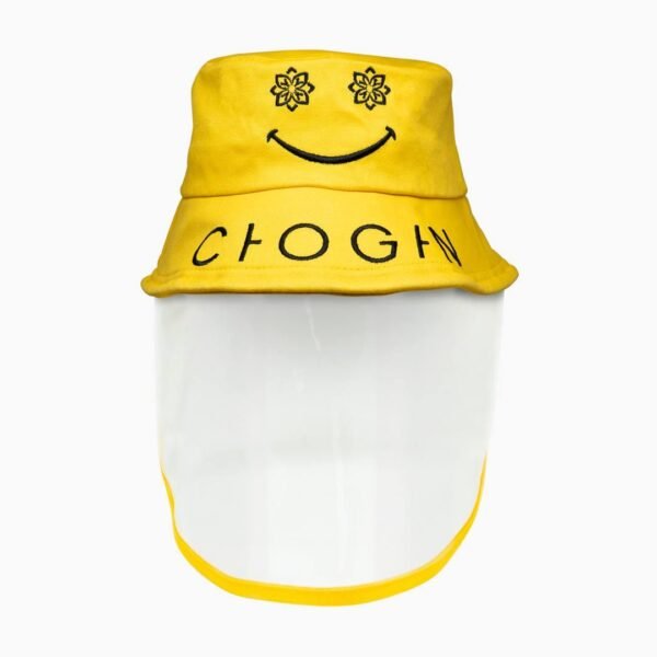 protective-bucket-hat-with-detachable-face-shield-for-kids-yellow