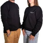 Cotton-Rich Sweatshirt, black