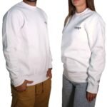 Cotton-Rich Sweatshirt, white